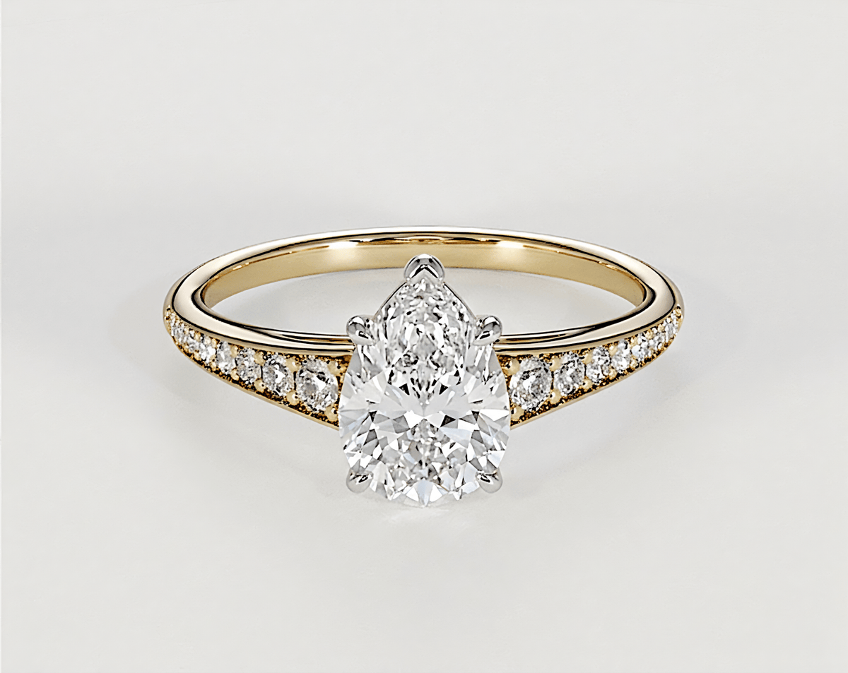 Edith - Pear - Engagement Rings - Ramzi & Co.®