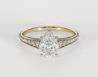 Edith - Pear - Engagement Rings - Ramzi & Co.®