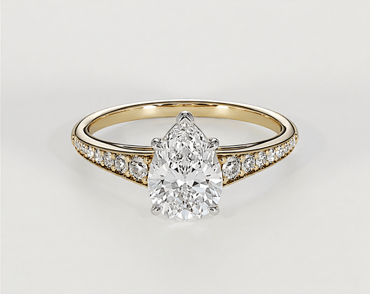 Edith - Pear - Engagement Rings - Ramzi & Co.®