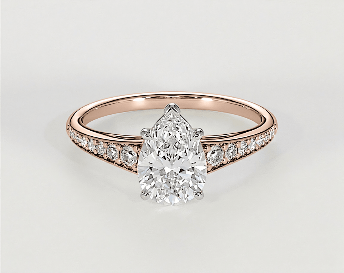 Edith - Pear - Engagement Rings - Ramzi & Co.®