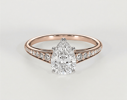 Edith - Pear - Engagement Rings - Ramzi & Co.®