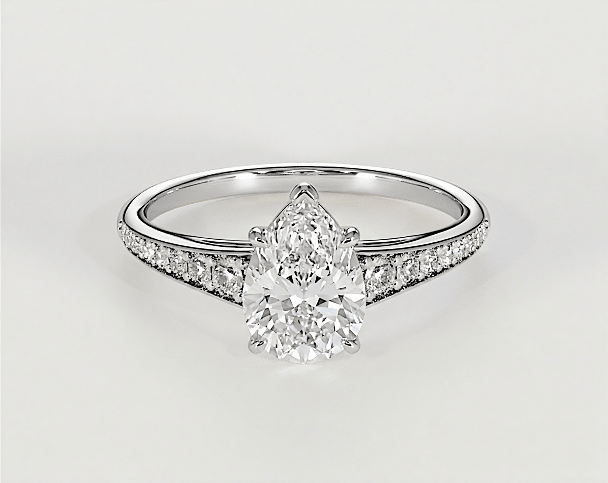Edith - Pear - Engagement Rings - Ramzi & Co.®