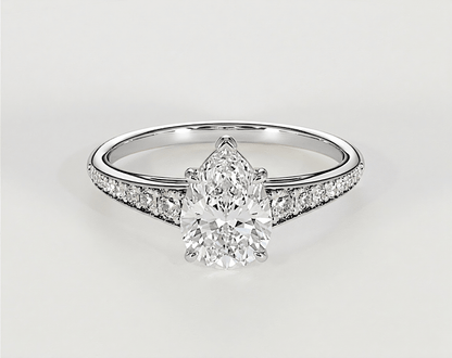 Edith - Pear - Engagement Rings - Ramzi & Co.®