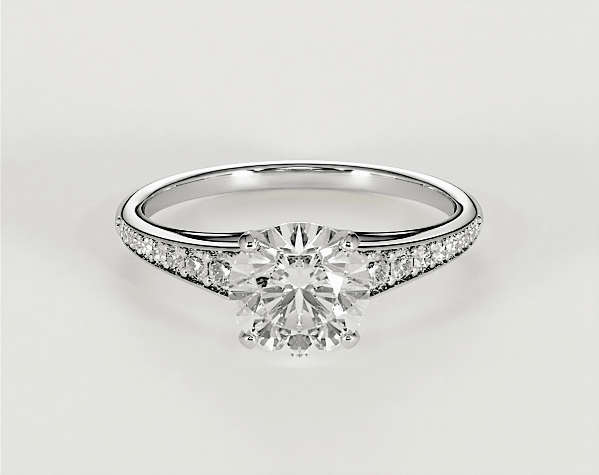 Edith - Round - Engagement Rings - Ramzi & Co.®