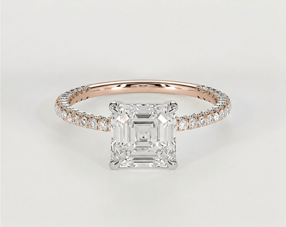Eleanor - Asscher - Engagement Rings - Ramzi & Co.®