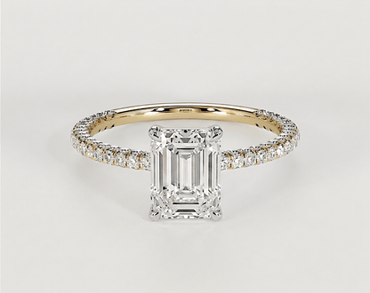 Eleanor - Emerald - Engagement Rings - Ramzi & Co.®