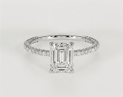 Eleanor - Emerald - Engagement Rings - Ramzi & Co.®