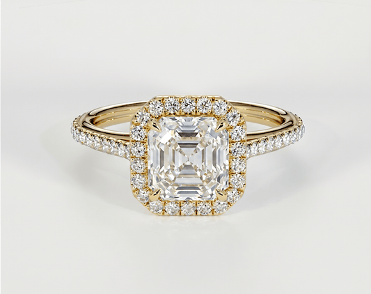 Eliza - Asscher - Engagement Rings - Ramzi & Co.®