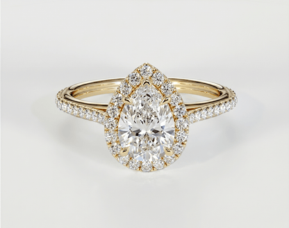 Eliza - Pear - Engagement Rings - Ramzi & Co.®