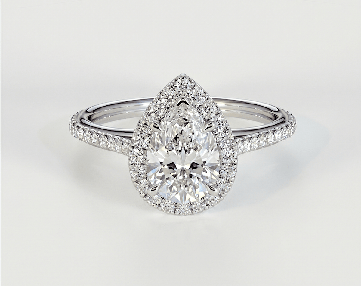 Eliza - Pear - Engagement Rings - Ramzi & Co.®