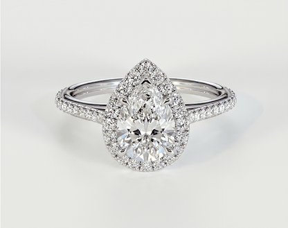 Eliza - Pear - Engagement Rings - Ramzi & Co.®