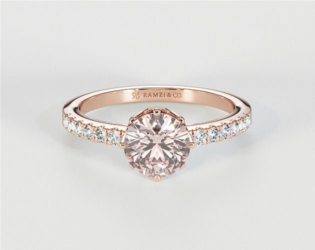 Elizabeth - Morganite Rings - Ramzi & Co.®
