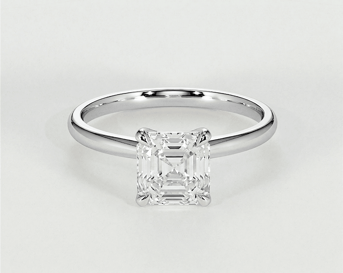 Ella - Asscher - Engagement Rings - Ramzi & Co.®