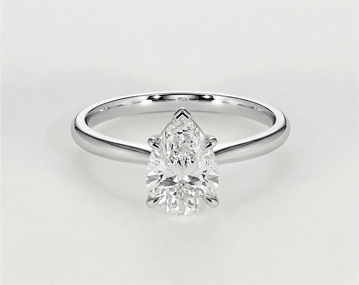 Ella - Pear - Engagement Rings - Ramzi & Co.®