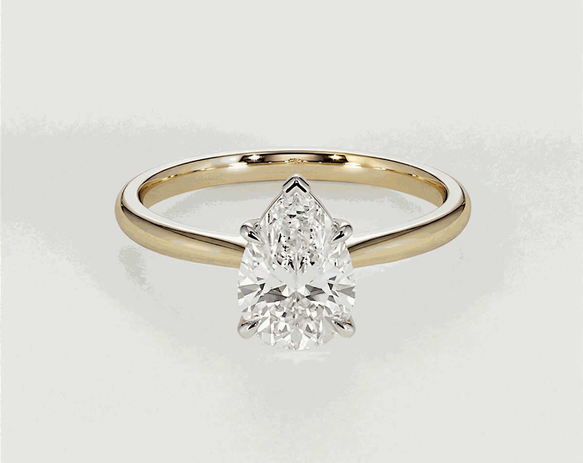Ella - Pear - Engagement Rings - Ramzi & Co.®