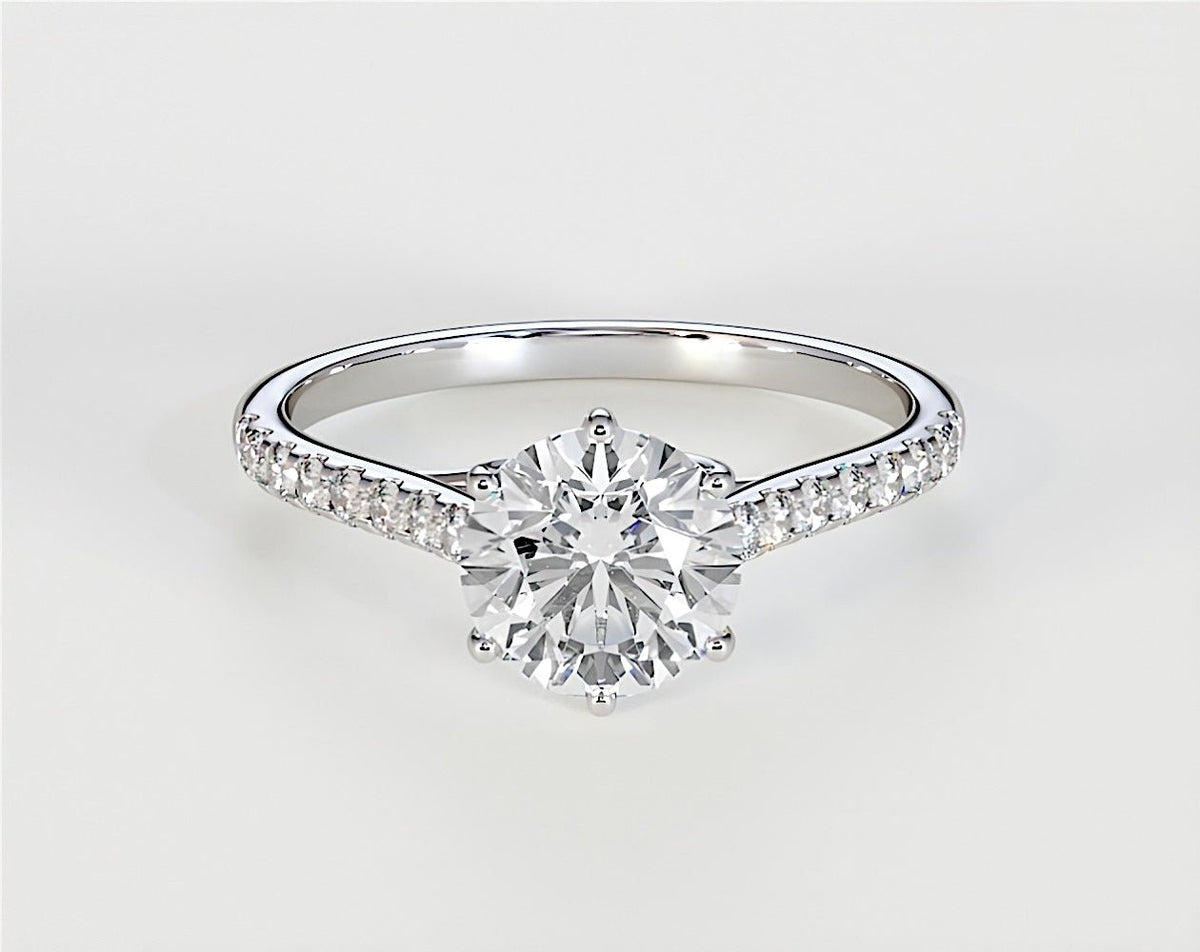 Elsie - Round - Engagement Rings - Ramzi & Co.®