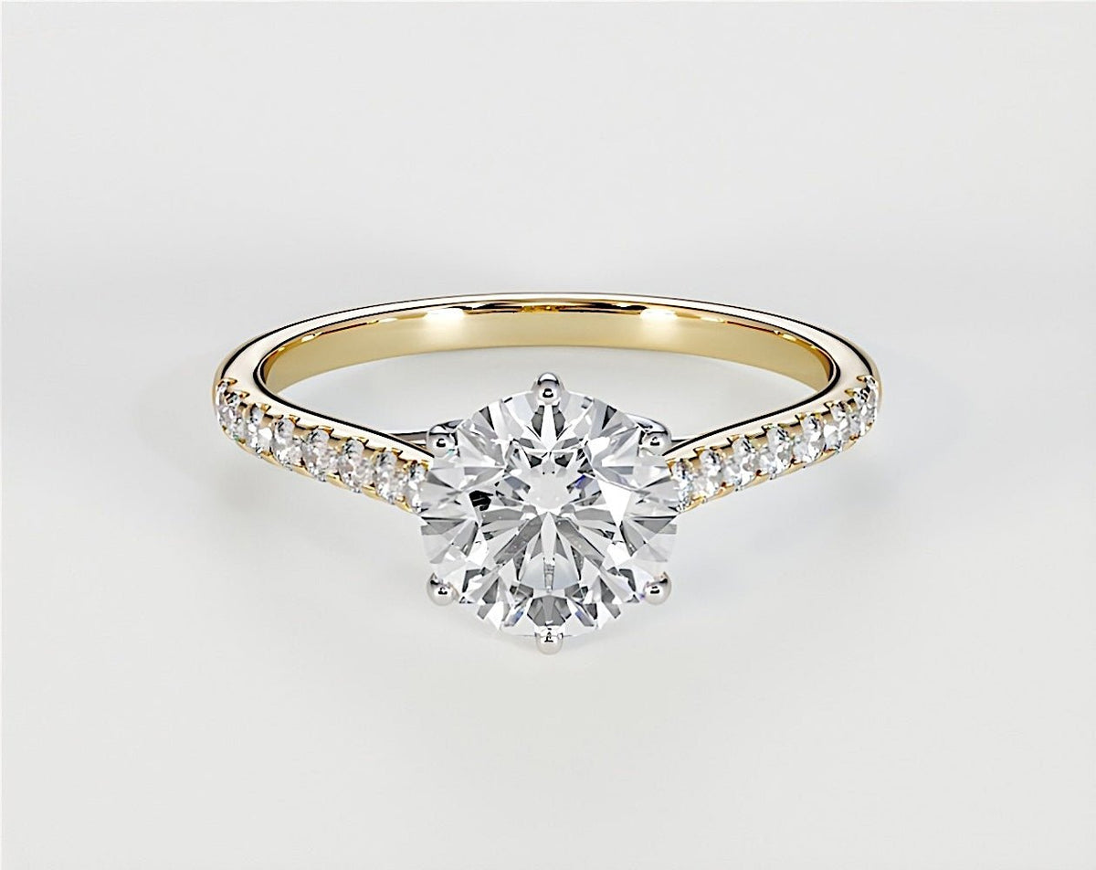 Elsie - Round - Engagement Rings - Ramzi & Co.®