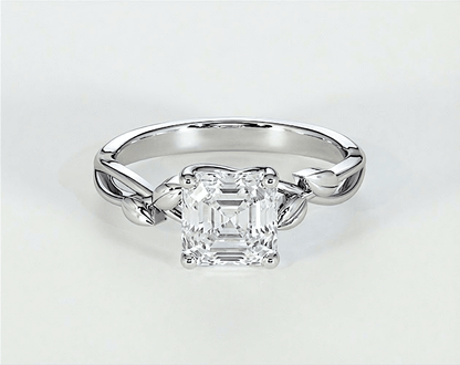 Emily - Asscher - Engagement Rings - Ramzi & Co.®