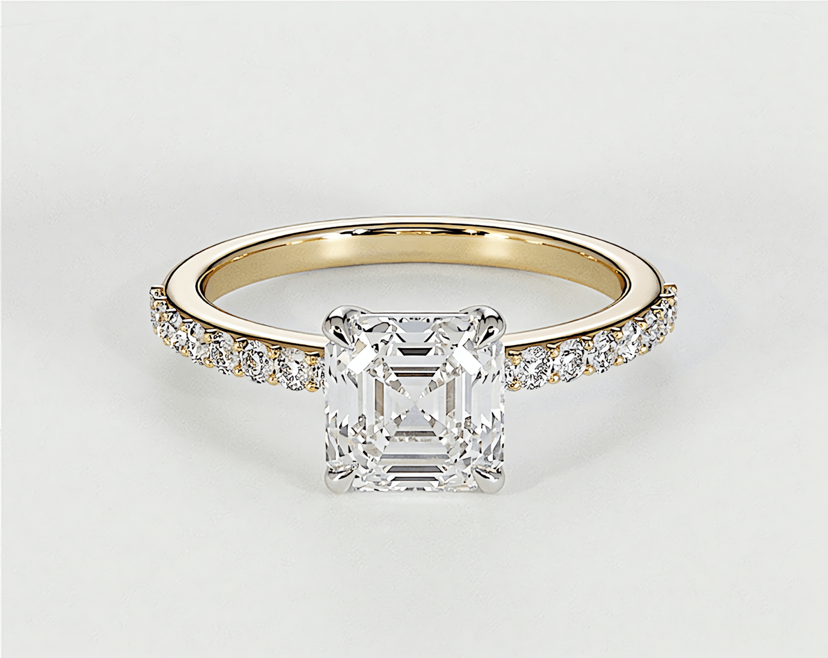 Evelyn - Asscher - Engagement Rings - Ramzi & Co.®