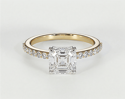 Evelyn - Asscher - Engagement Rings - Ramzi & Co.®