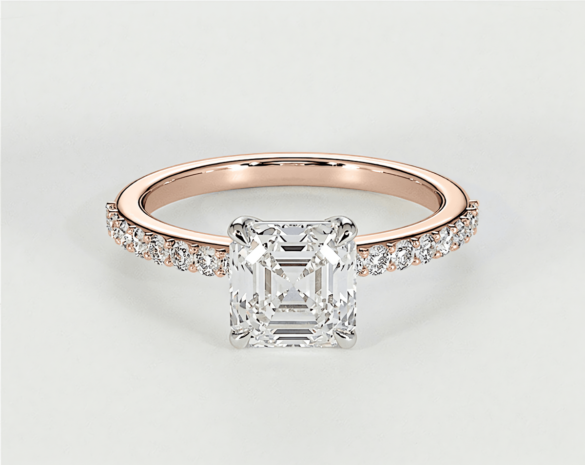 Evelyn - Asscher - Engagement Rings - Ramzi & Co.®