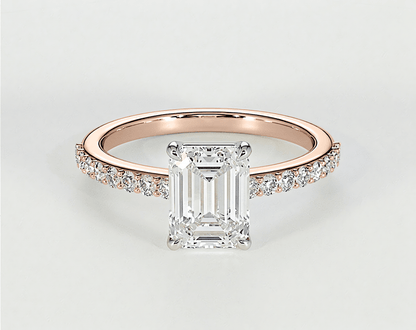 Evelyn - Emerald - Engagement Rings - Ramzi & Co.®