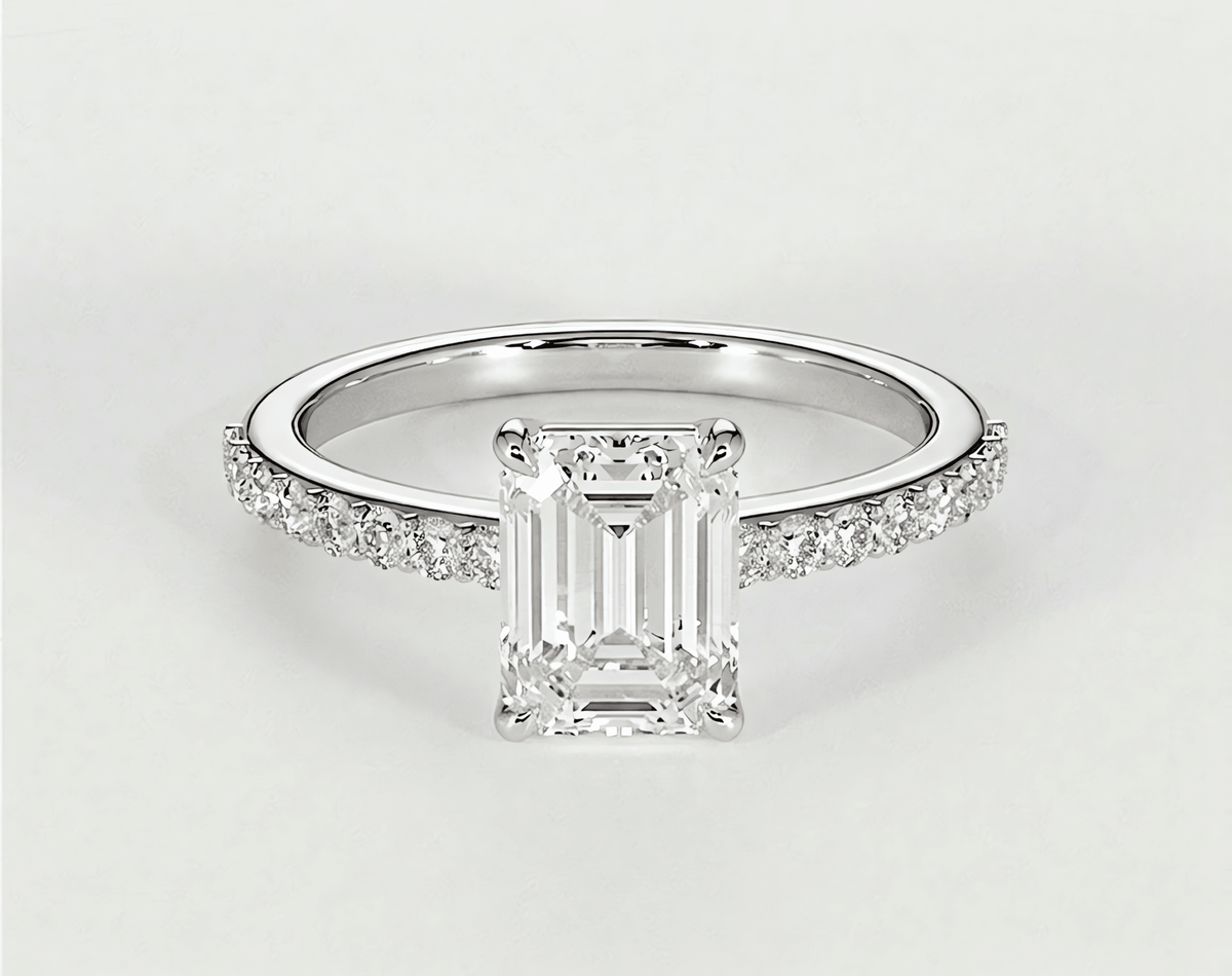 Evelyn - Emerald - Engagement Rings - Ramzi & Co.®