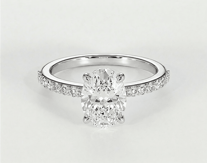 Evelyn - Oval - Engagement Rings - Ramzi & Co.®