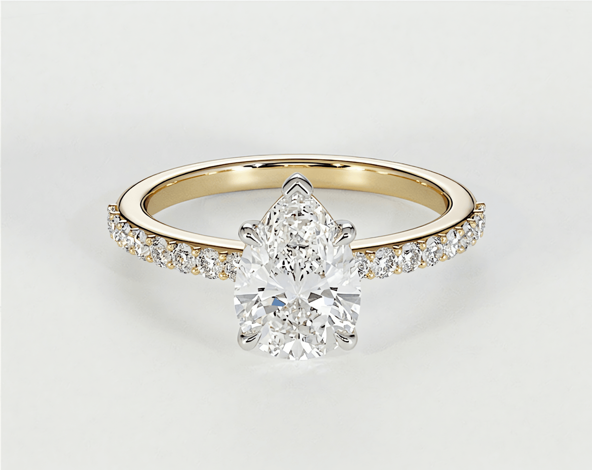 Evelyn - Pear - Engagement Rings - Ramzi & Co.®