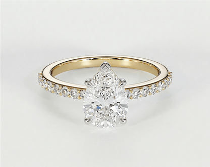 Evelyn - Pear - Engagement Rings - Ramzi & Co.®