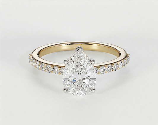 Evelyn - Pear - Engagement Rings - Ramzi & Co.®
