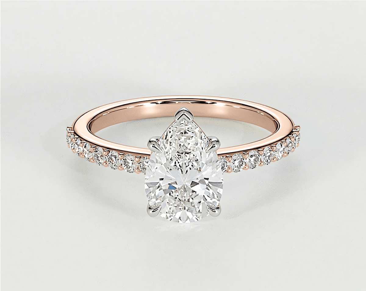Evelyn - Pear - Engagement Rings - Ramzi & Co.®