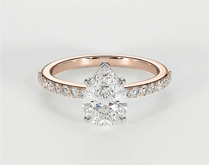 Evelyn - Pear - Engagement Rings - Ramzi & Co.®