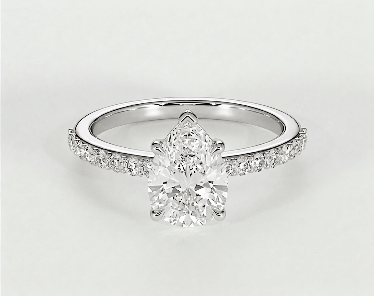 Evelyn - Pear - Engagement Rings - Ramzi & Co.®