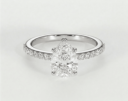 Evelyn - Pear - Engagement Rings - Ramzi & Co.®