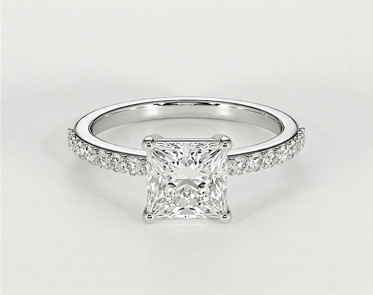 Evelyn - Princess - Engagement Rings - Ramzi & Co.®