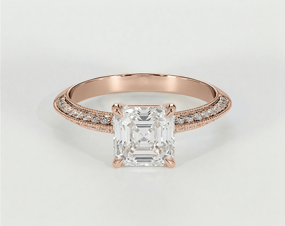 Fiona - Asscher - Engagement Rings - Ramzi & Co.®