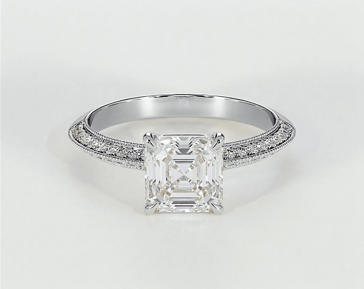 Fiona - Asscher - Engagement Rings - Ramzi & Co.®