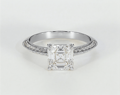 Fiona - Asscher - Engagement Rings - Ramzi & Co.®