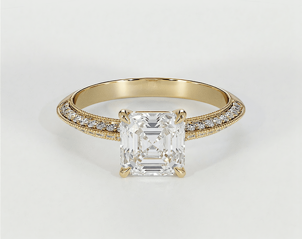 Fiona - Asscher - Engagement Rings - Ramzi & Co.®