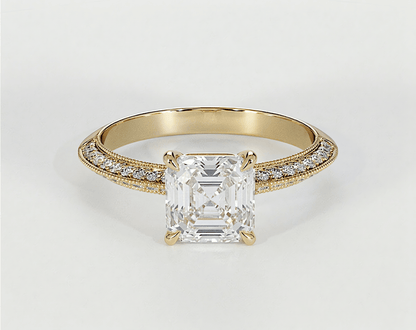 Fiona - Asscher - Engagement Rings - Ramzi & Co.®