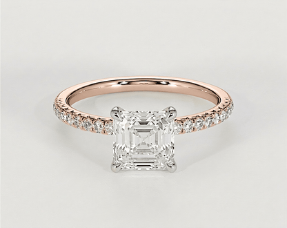 Florence - Asscher - Engagement Rings - Ramzi & Co.®