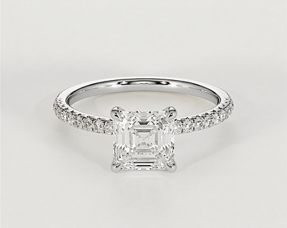 Florence - Asscher - Engagement Rings - Ramzi & Co.®