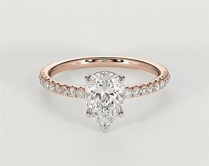 Florence - Pear - Engagement Rings - Ramzi & Co.®