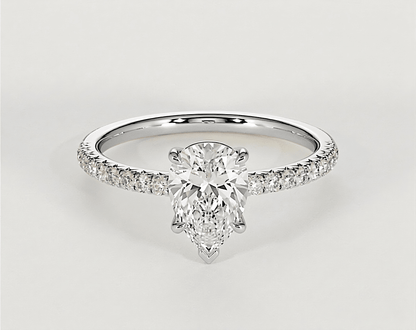 Florence - Pear - Engagement Rings - Ramzi & Co.®
