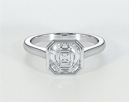 Gabriella - Asscher - Engagement Rings - Ramzi & Co.®
