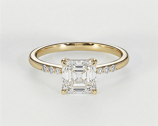 Gemma - Asscher - Engagement Rings - Ramzi & Co.®