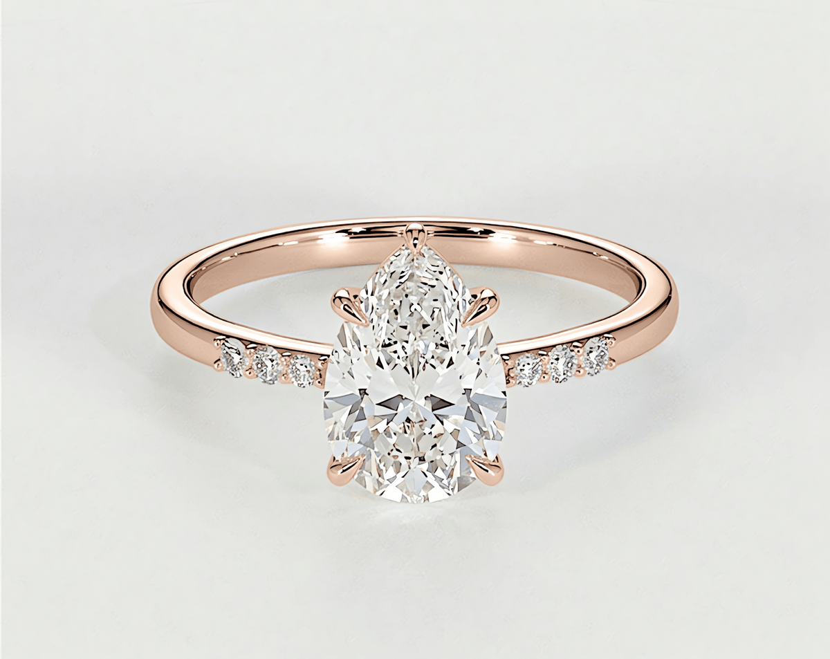 Gemma - Pear - Engagement Rings - Ramzi & Co.®