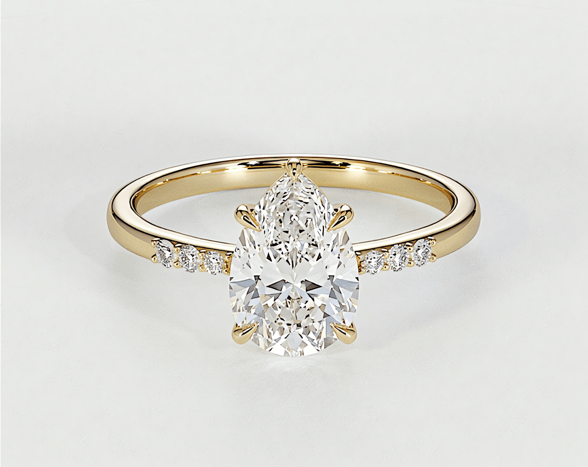 Gemma - Pear - Engagement Rings - Ramzi & Co.®