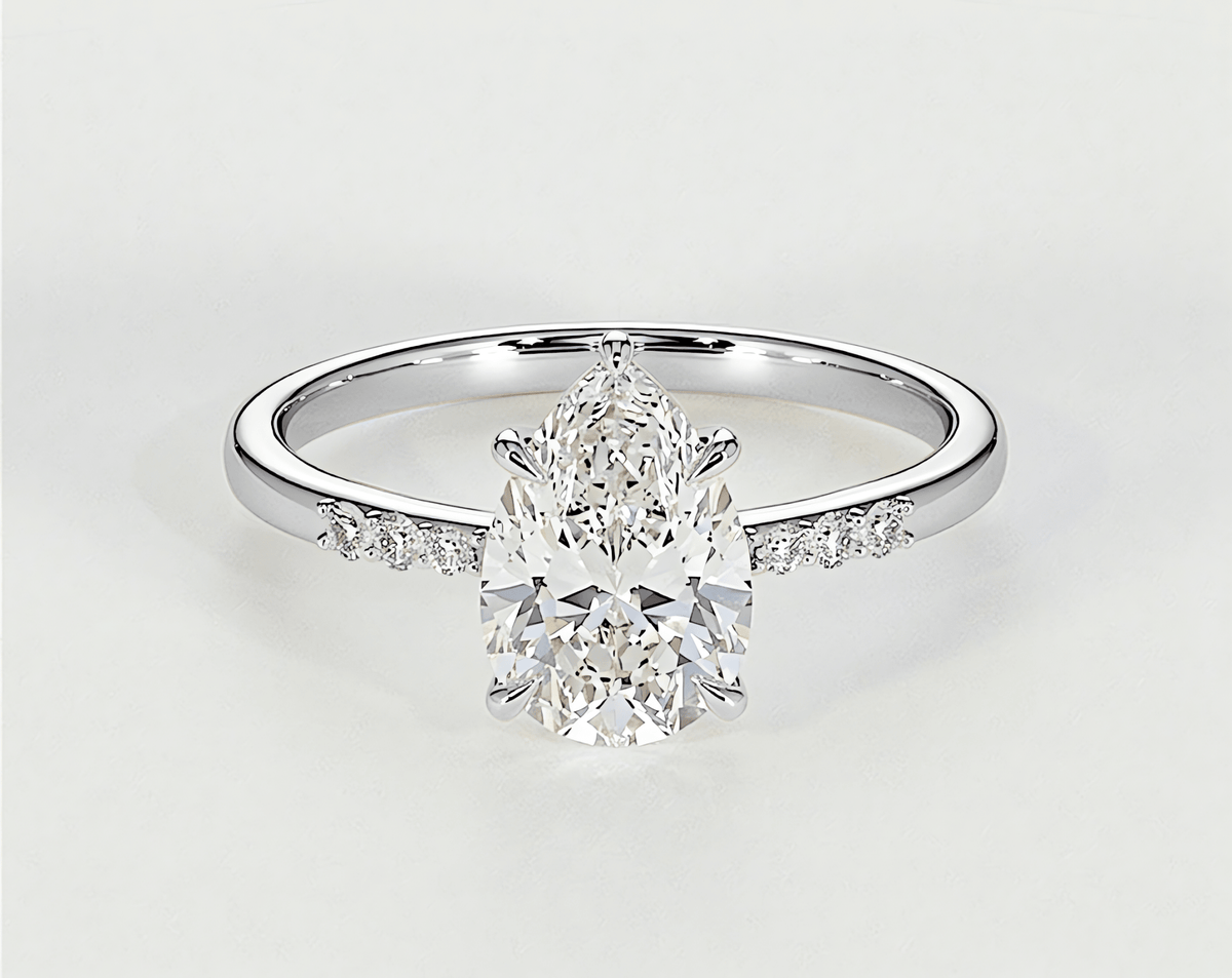 Gemma - Pear - Engagement Rings - Ramzi & Co.®